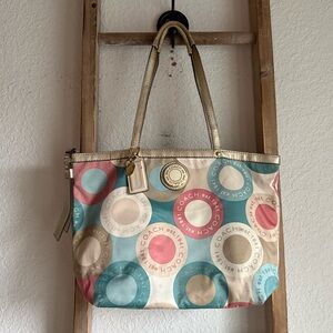 Coach Soho Sateen Snaphead Tote Bag